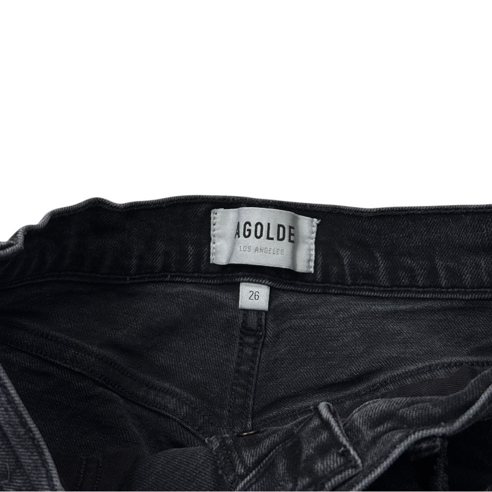 Agolde Riley High Rise Jeans Black - Picture 6 of 13